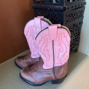 Smoky mountain cowgirl boots size 9 toddler